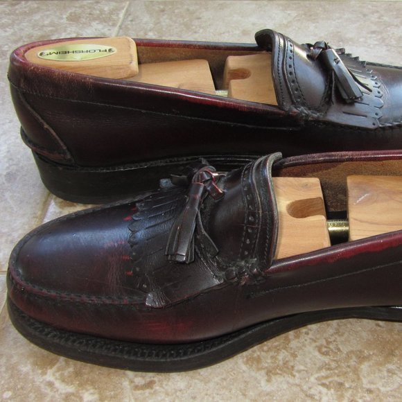 Johnston & Murphy Leather Tassel Loafers Size 9 - Picture 4 of 8